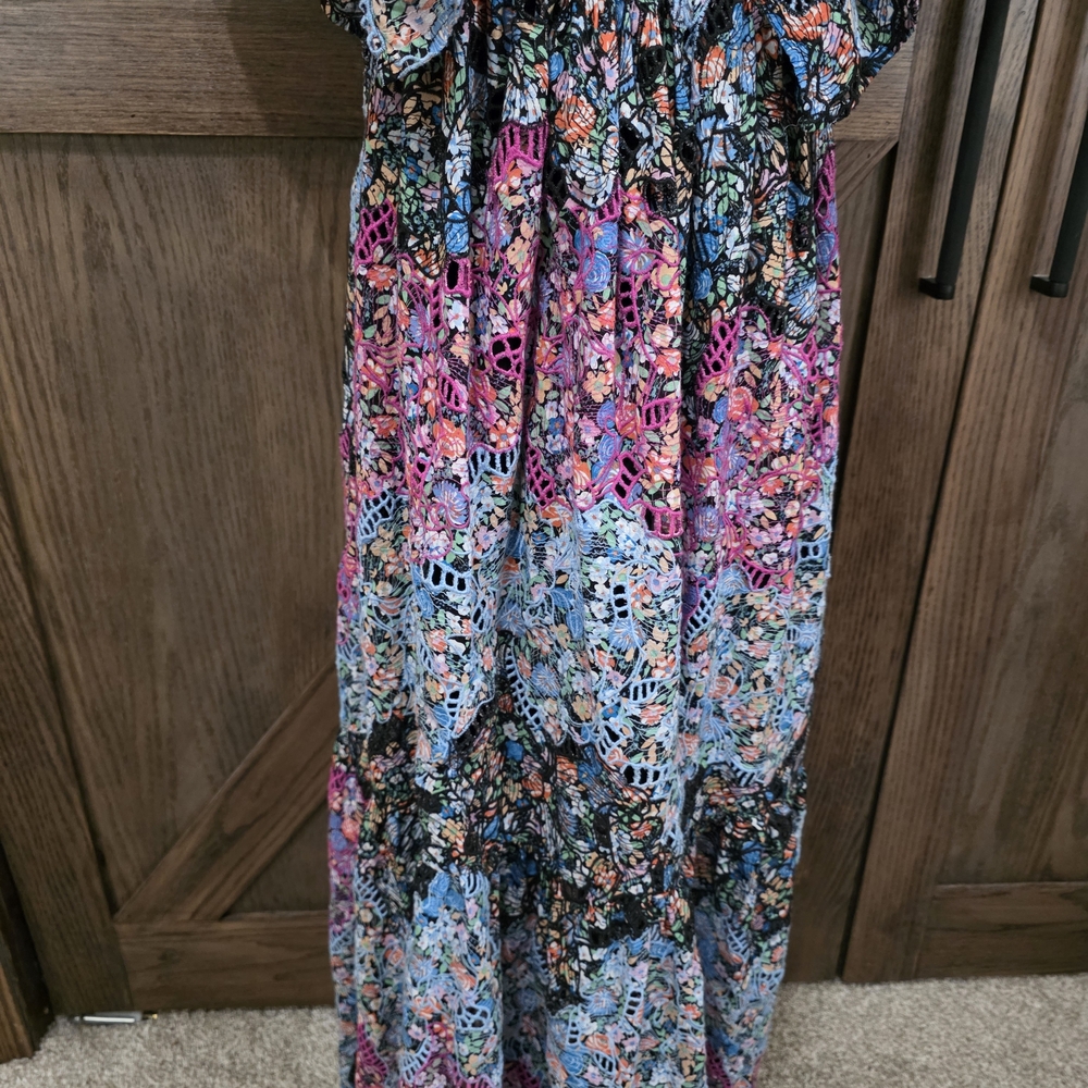 Anthropologie Clementina Eyelet Maxi Dress - Picture 3 of 5